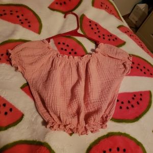 Light pink muffin top